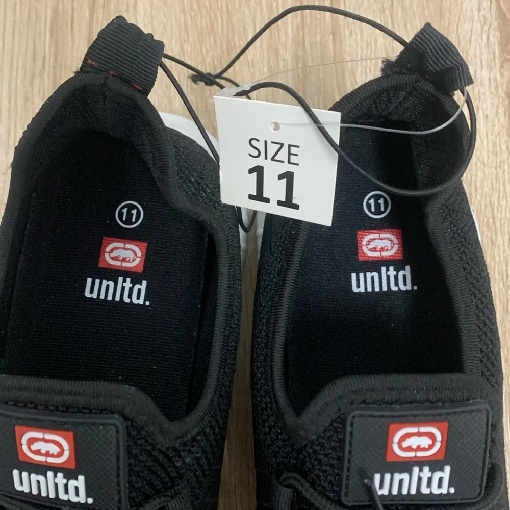 Ecko Unltd. Men’s Black White sneakers Like New - Picture 3 of 10
